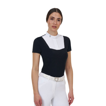 Polo concorso donna Equestro Ridertechnology manica corta