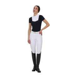 Polo concorso donna Equestro Ridertechnology manica corta