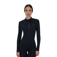 Polo training donna Equestro Ridertechnology manica lunga e zip