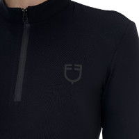 Polo training donna Equestro Ridertechnology manica lunga e zip