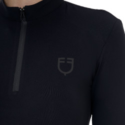 Polo training donna Equestro Ridertechnology manica lunga e zip