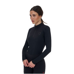 Polo training donna Equestro Ridertechnology manica lunga e zip