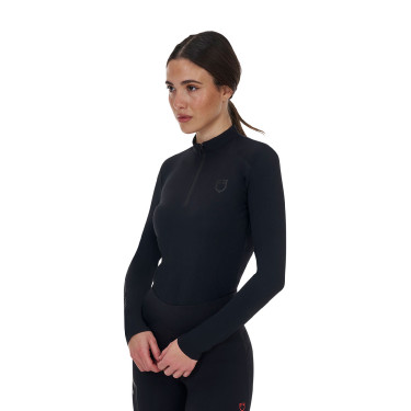 Polo training donna Equestro Ridertechnology manica lunga e zip