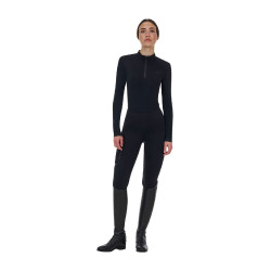 Polo training donna Equestro Ridertechnology manica lunga e zip