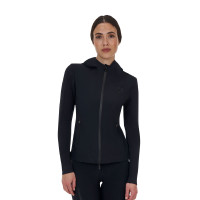 Felpa tecnica donna Equestro Ridertechnology cappuccio