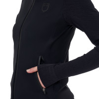 Felpa tecnica donna Equestro Ridertechnology cappuccio