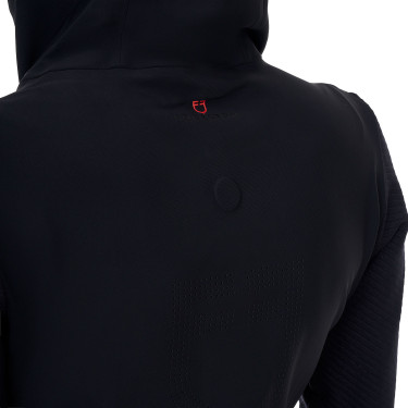 Felpa tecnica donna Equestro Ridertechnology cappuccio