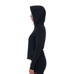 Felpa tecnica donna Equestro Ridertechnology cappuccio