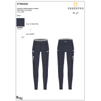 Leggins donna con decorazioni perforate
