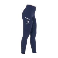 Leggins donna con decorazioni perforate