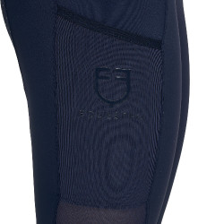 Leggings donna full grip con inserti perforati Blazer marine Blu marino
