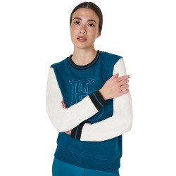 Felpa donna EQ girocollo