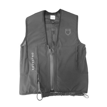 Gilet airbag compatibile con protezione posteriore