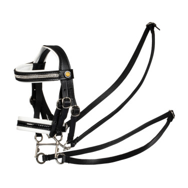 Briglia per cavallo giocattolo con imbottitura bianca Rock Sheet