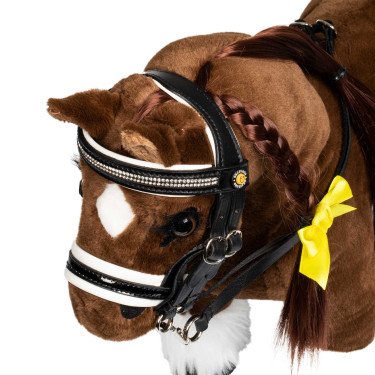 Briglia per cavallo giocattolo con imbottitura bianca Rock Sheet