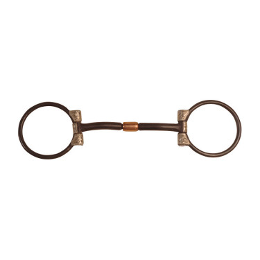 Filetto Western D Ferro Nero Decorato C/SEMISNODO