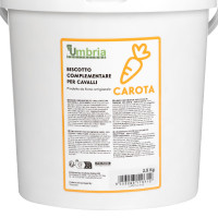 Biscotto Vegetale PER Cavalli Gusto Carota 2,5 Kg.