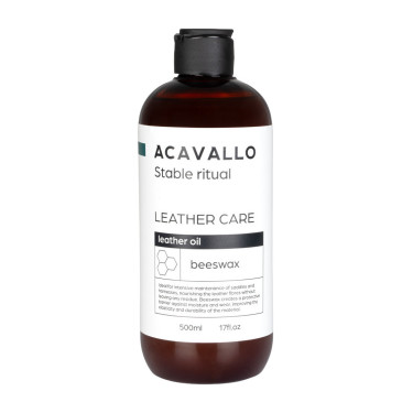 Olio cuoio alla cera d’api 500ml