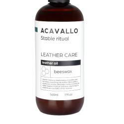 Olio cuoio alla cera d’api 500ml