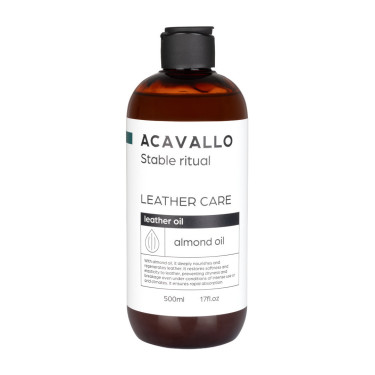 Olio cuoio alla mandorla 500ml glicerina