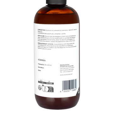 Olio cuoio alla mandorla 500ml glicerina