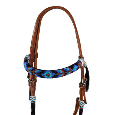Testiera Western CON Decorazioni Navajo