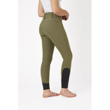 Pantaloni da equitazione a vita alta con cristalli Horze donna Pantaloni da equitazione a vita alta con cristalli Horze donna