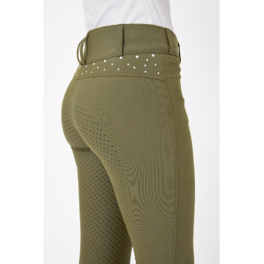Pantaloni da equitazione a vita alta con cristalli Horze donna Pantaloni da equitazione a vita alta con cristalli Horze donna