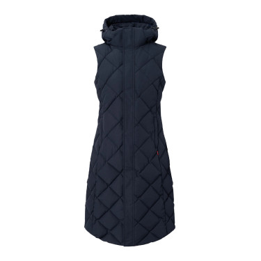 Gilet lungo trapuntato da donna Gem Waxy B Vertigo