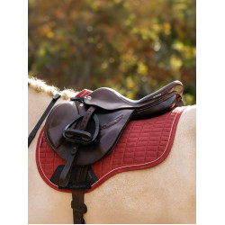 Tappetino LeMieux Reflective Suede Misto GP Square Marrone rossiccio Arancione