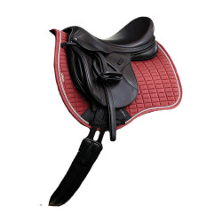 Tappetino LeMieux Reflective Suede Misto GP Square Marrone rossiccio Arancione