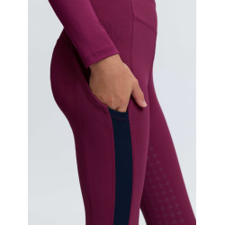 Pantaloni da equitazione Young Rider LeMieux Orla Harlow Coral Crush Mora Bordeaux