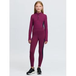 Pantaloni da equitazione Young Rider LeMieux Orla Harlow Coral Crush Mora Bordeaux