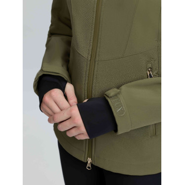 Softshell Jas LeMieux Celine Verde salice Kaki