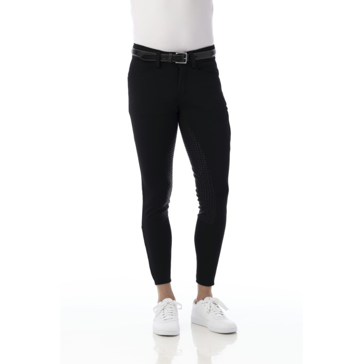 Pantaloni softshell Equitheme Zermatt con fondo in silicone Pantaloni softshell Equitheme Zermatt con fondo in silicone