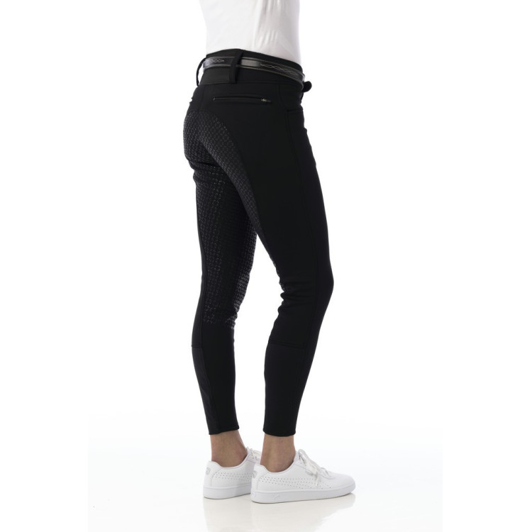 Pantaloni softshell Equitheme Zermatt con fondo in silicone Pantaloni softshell Equitheme Zermatt con fondo in silicone