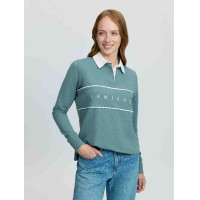 Polo da rugby LeMieux Rochelle donna Aloe Blu