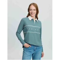 Polo da rugby LeMieux Rochelle donna Aloe Blu Polo da rugby LeMieux Rochelle donna Aloe Blu