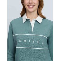 Polo da rugby LeMieux Rochelle donna Aloe Blu