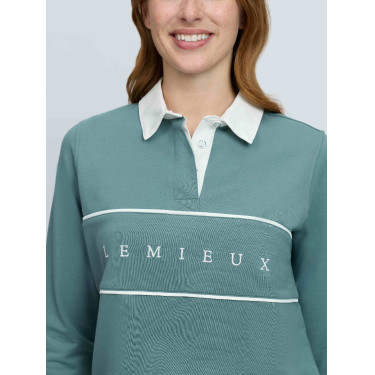Polo da rugby LeMieux Rochelle donna Aloe Blu Polo da rugby LeMieux Rochelle donna Aloe Blu