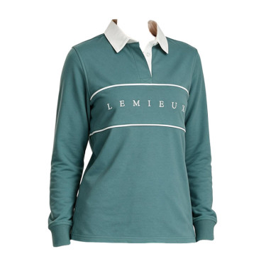 Polo da rugby LeMieux Rochelle donna Aloe Blu Polo da rugby LeMieux Rochelle donna Aloe Blu