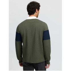 Polo da rugby LeMieux uomo Oliva Verde