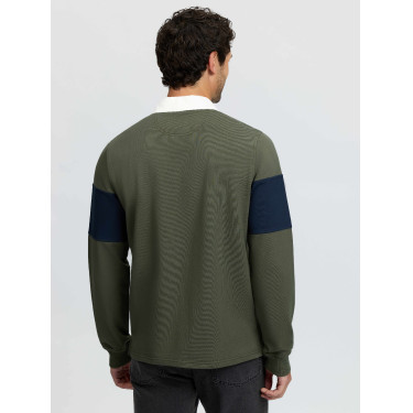 Polo da rugby LeMieux uomo Oliva Verde
