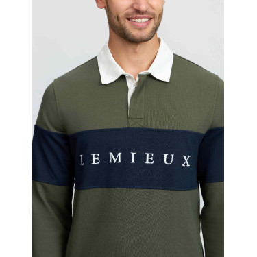 Polo da rugby LeMieux uomo Oliva Verde