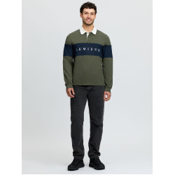 Polo da rugby LeMieux uomo Oliva Verde