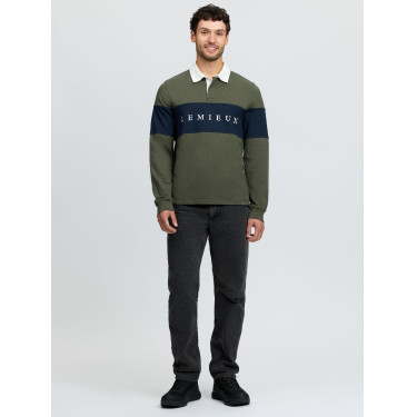 Polo da rugby LeMieux uomo Oliva Verde