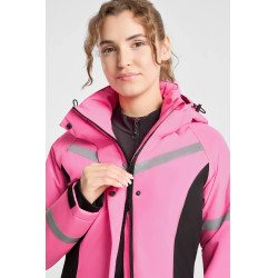 Amaya cappotto da equitazione impermeabile ad alta visibilità donna Horze Amaya cappotto da equitazione impermeabile ad alta visibilità donna Horze