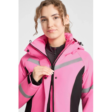 Amaya cappotto da equitazione impermeabile ad alta visibilità donna Horze Amaya cappotto da equitazione impermeabile ad alta visibilità donna Horze
