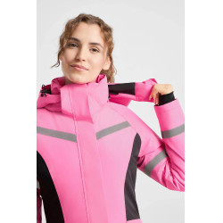 Amaya cappotto da equitazione impermeabile ad alta visibilità donna Horze Amaya cappotto da equitazione impermeabile ad alta visibilità donna Horze