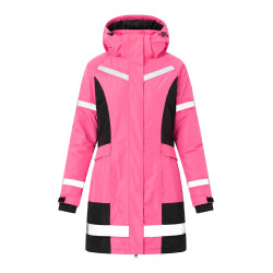 Amaya cappotto da equitazione impermeabile ad alta visibilità donna Horze Amaya cappotto da equitazione impermeabile ad alta visibilità donna Horze